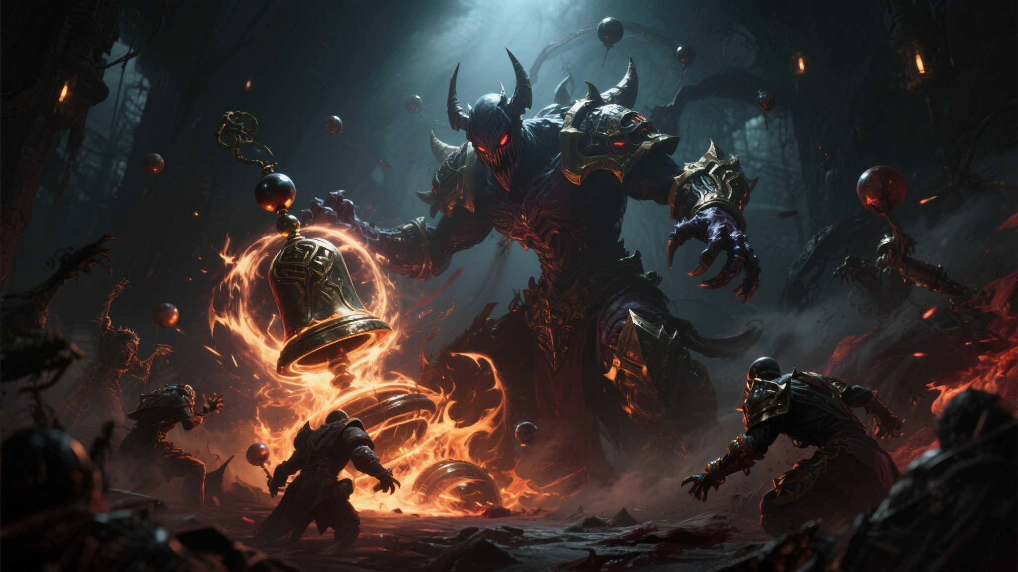 噩梦来袭!《黑夜君临》新Boss铃珠引众玩家惶恐 噩梦来袭!《黑夜君临》新Boss铃珠引众玩家惶恐