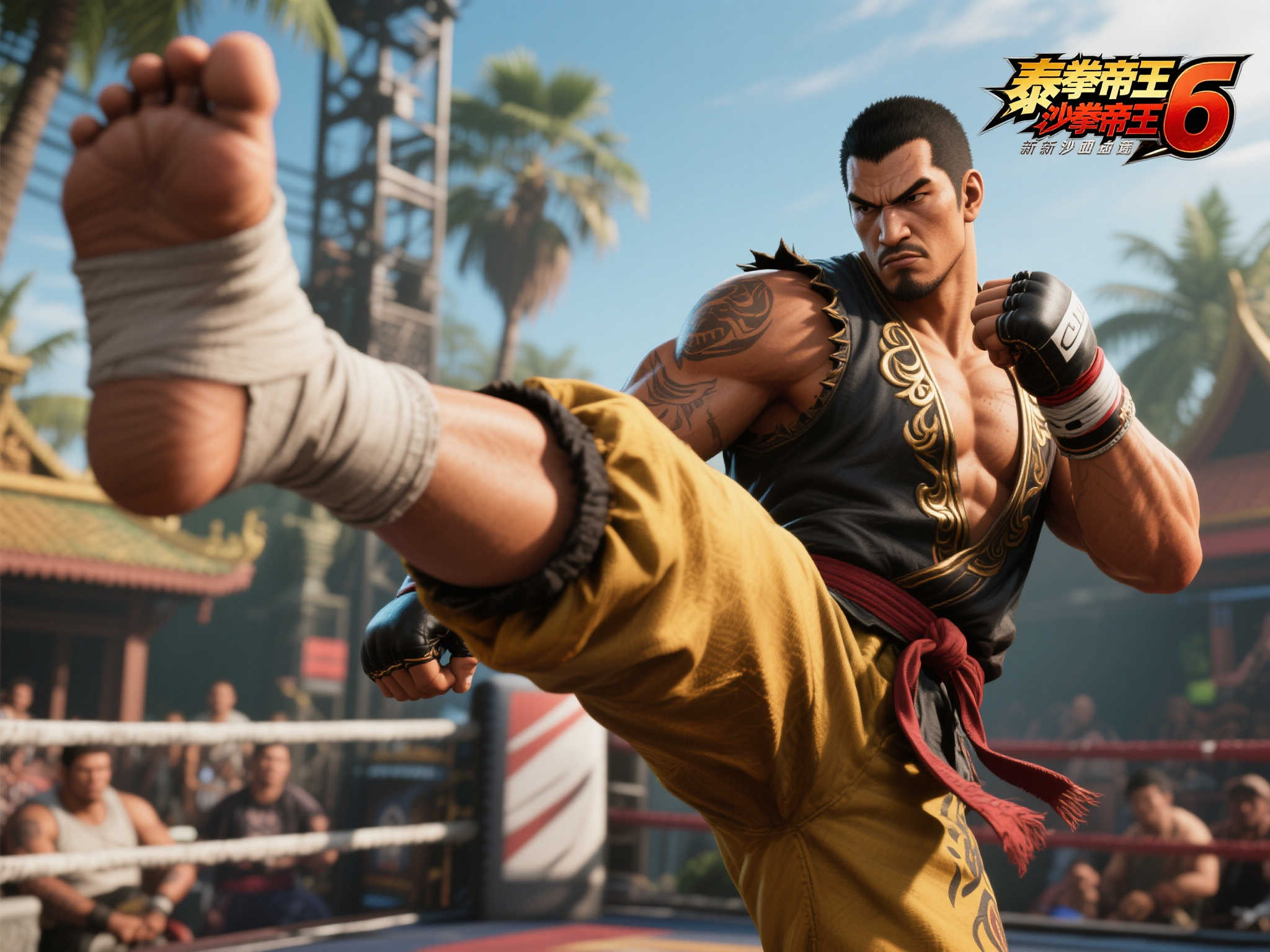 霸气十足!《街霸6》沙加特角色亮相宣传片! 霸气十足!《街霸6》沙加特角色亮相宣传片!